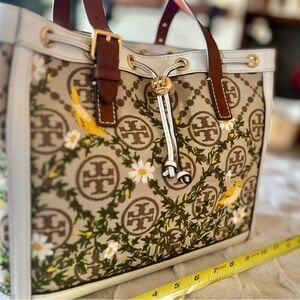 Very RARE Tory Burch Monogramed Shoulder Bag